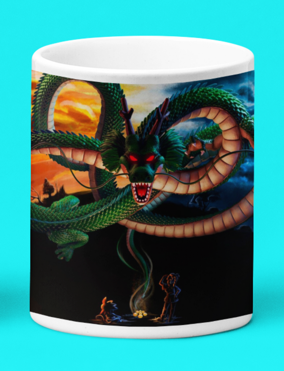 Nome do produto: Caneca Branca - Shenlong Supremo