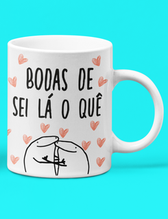 Nome do produtoCaneca Branca - Bodas de Sei Lá o Quê