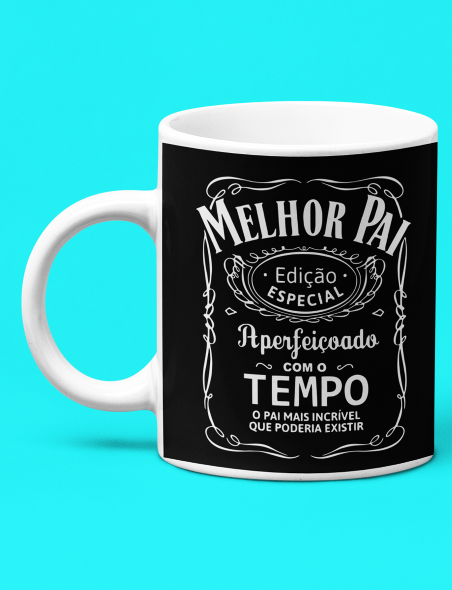 Nome do produto: Caneca Branca - Melhor Pai: Edição Especial