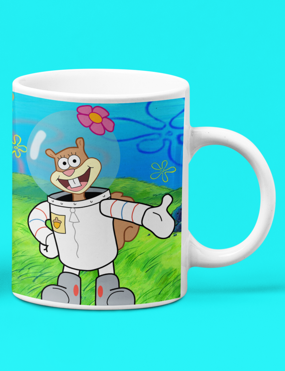 Nome do produto: Caneca Branca - Sandy Bochechas