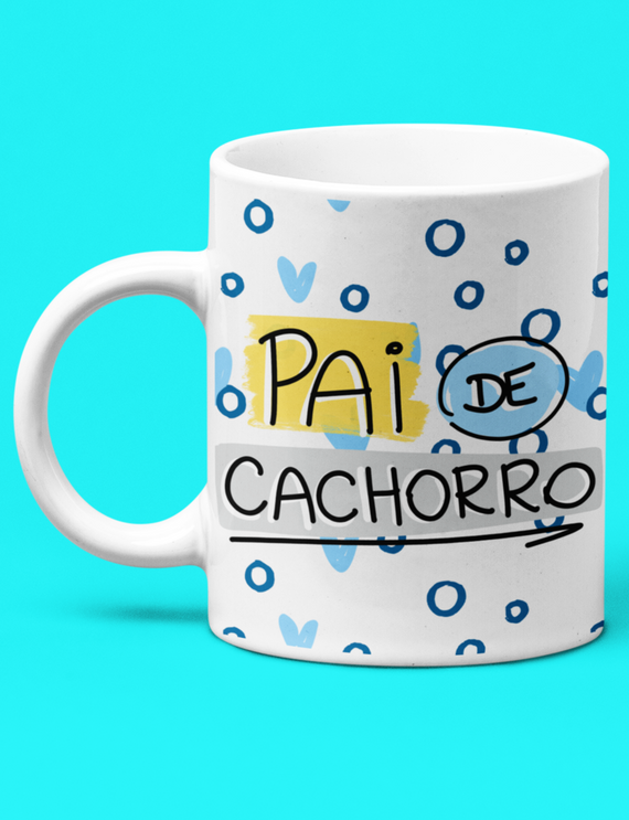 Caneca Branca - Pai de Cachorro