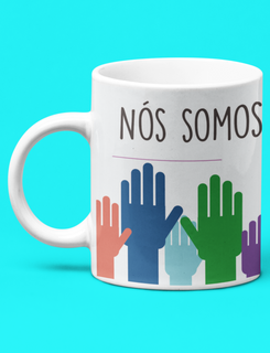 Nome do produtoCaneca Branca - Diversidade nas Mãos