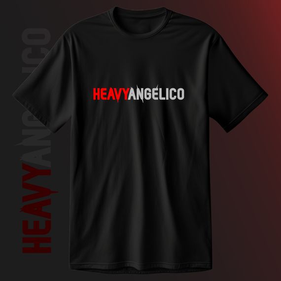 Camiseta HeavyAngélico NO PEITO (Unissex)