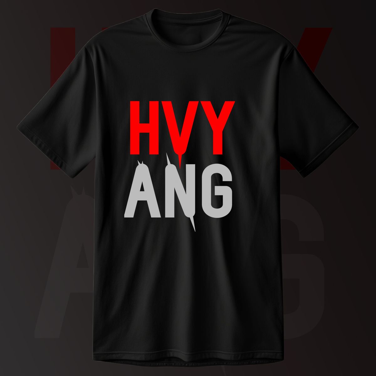 Nome do produto: Camiseta HvyAng no Peito - Masculina