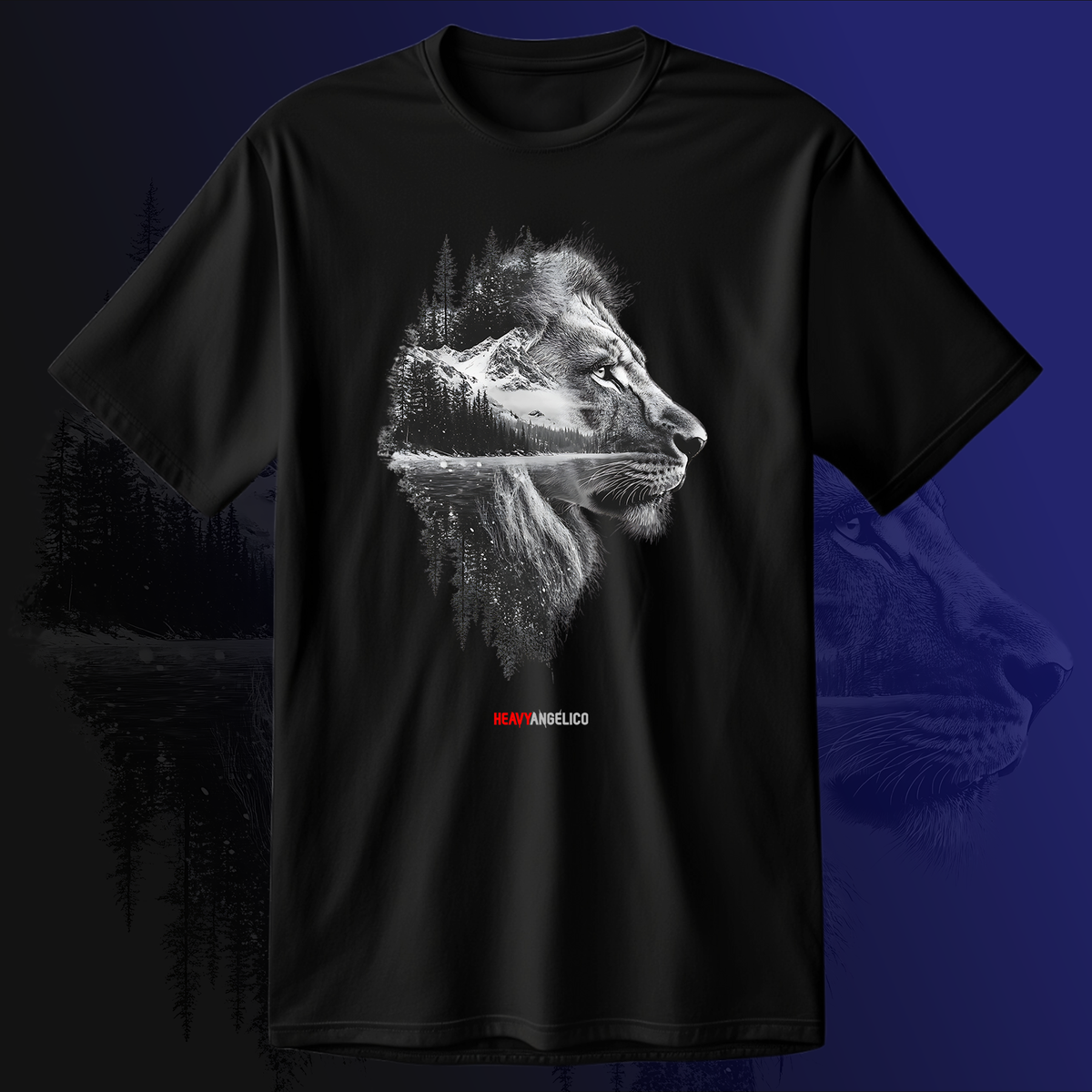 Nome do produto: Camiseta - Paradise Lion (Unissex)