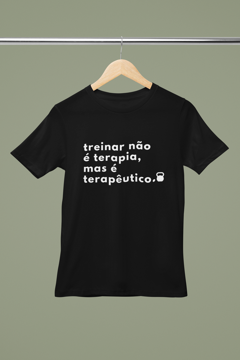 Nome do produto: T-SHIRT TRAINING - Treinar não é terapia, mas é terapêutico