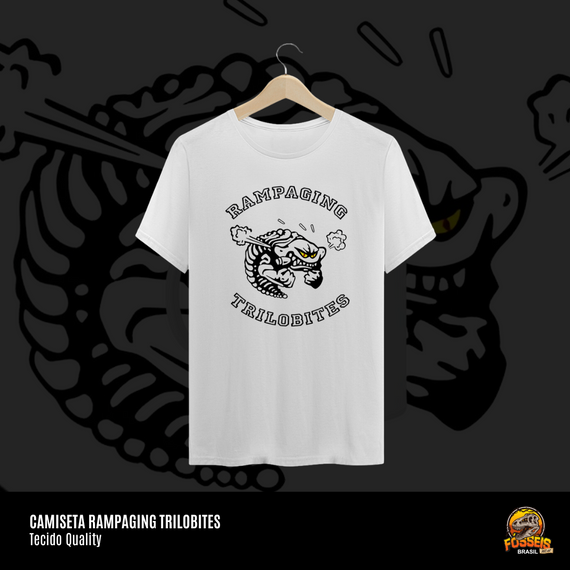 Camiseta Rampaging Trilobites - Família Dinossauros