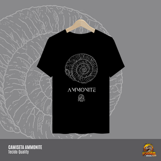 Camiseta Ammonite | Ilustração por Leandro Sanches