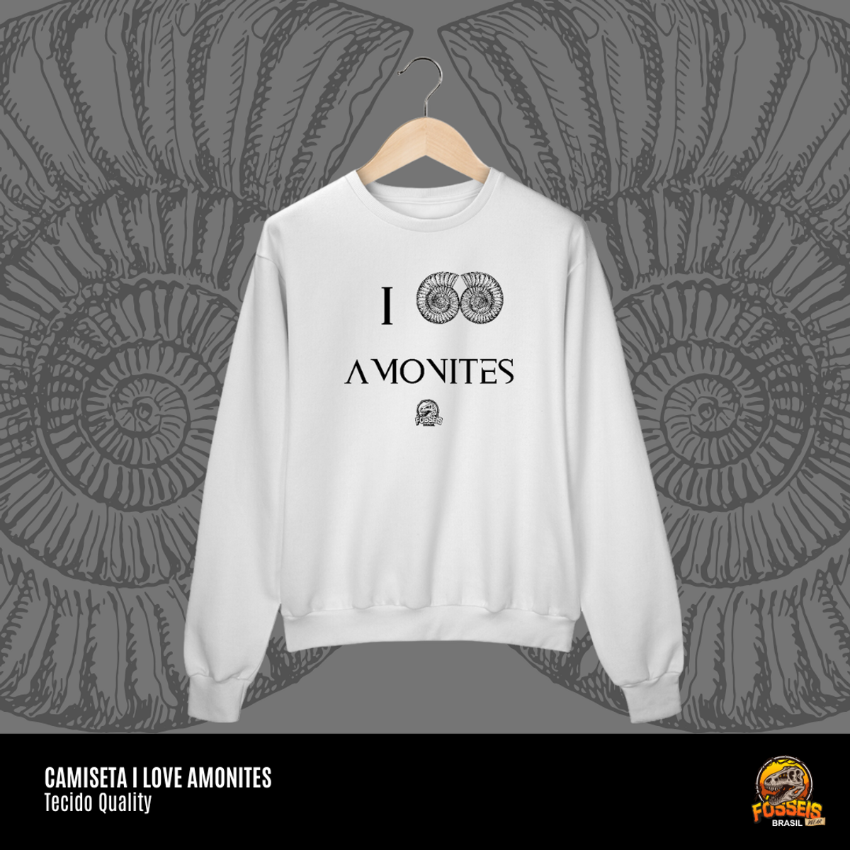 Nome do produto: Moletom Canguru - I LOVE AMONITES