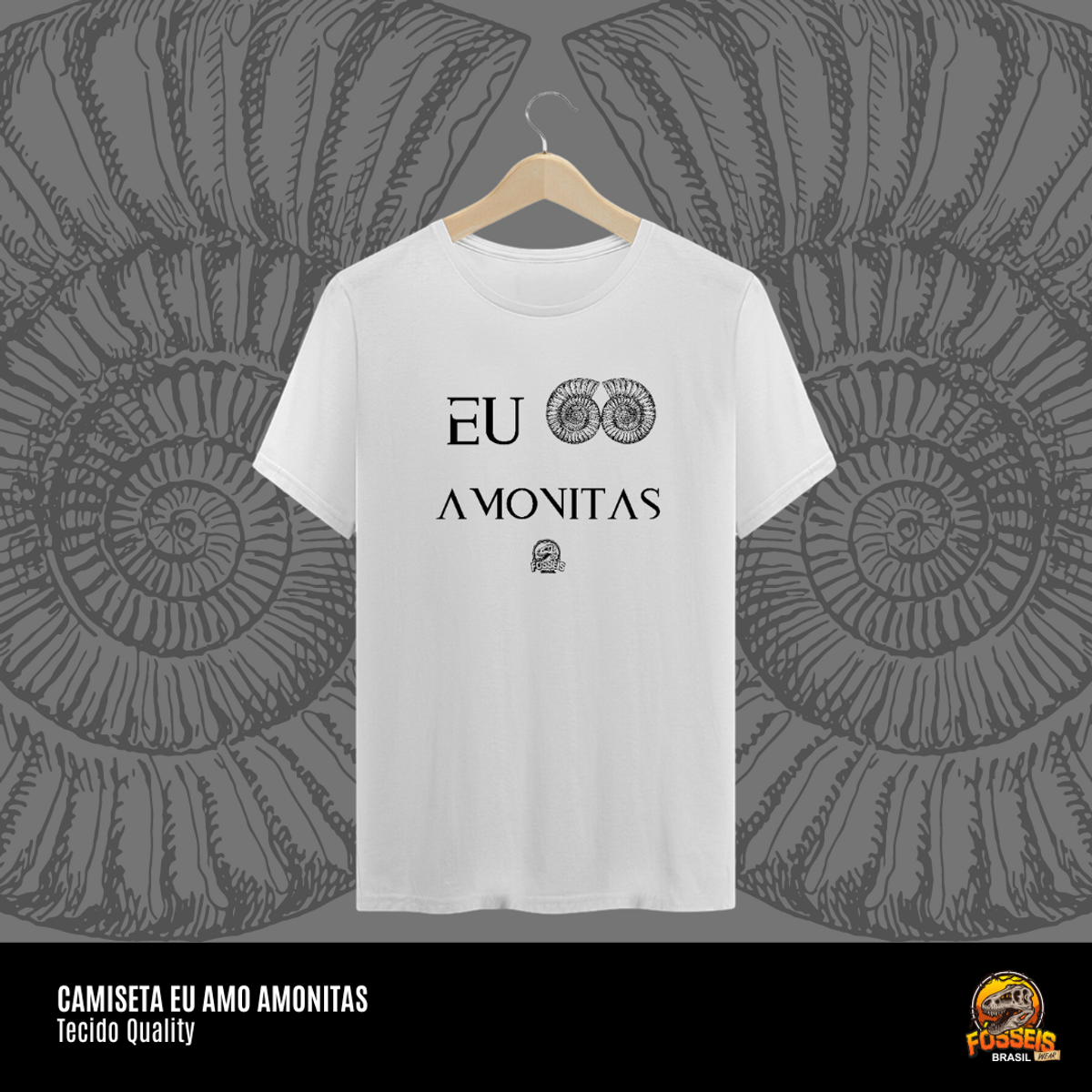 Nome do produto: Camiseta - EU AMO AMONITAS