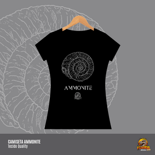 Camiseta Feminina Ammonite | Ilustração por Leandro Sanches