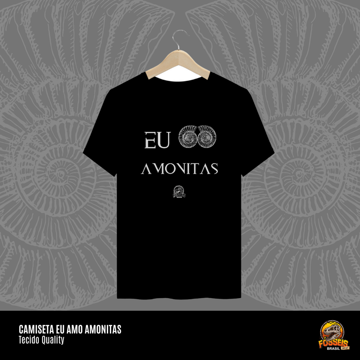 Nome do produto: Camiseta - EU AMO AMONITAS