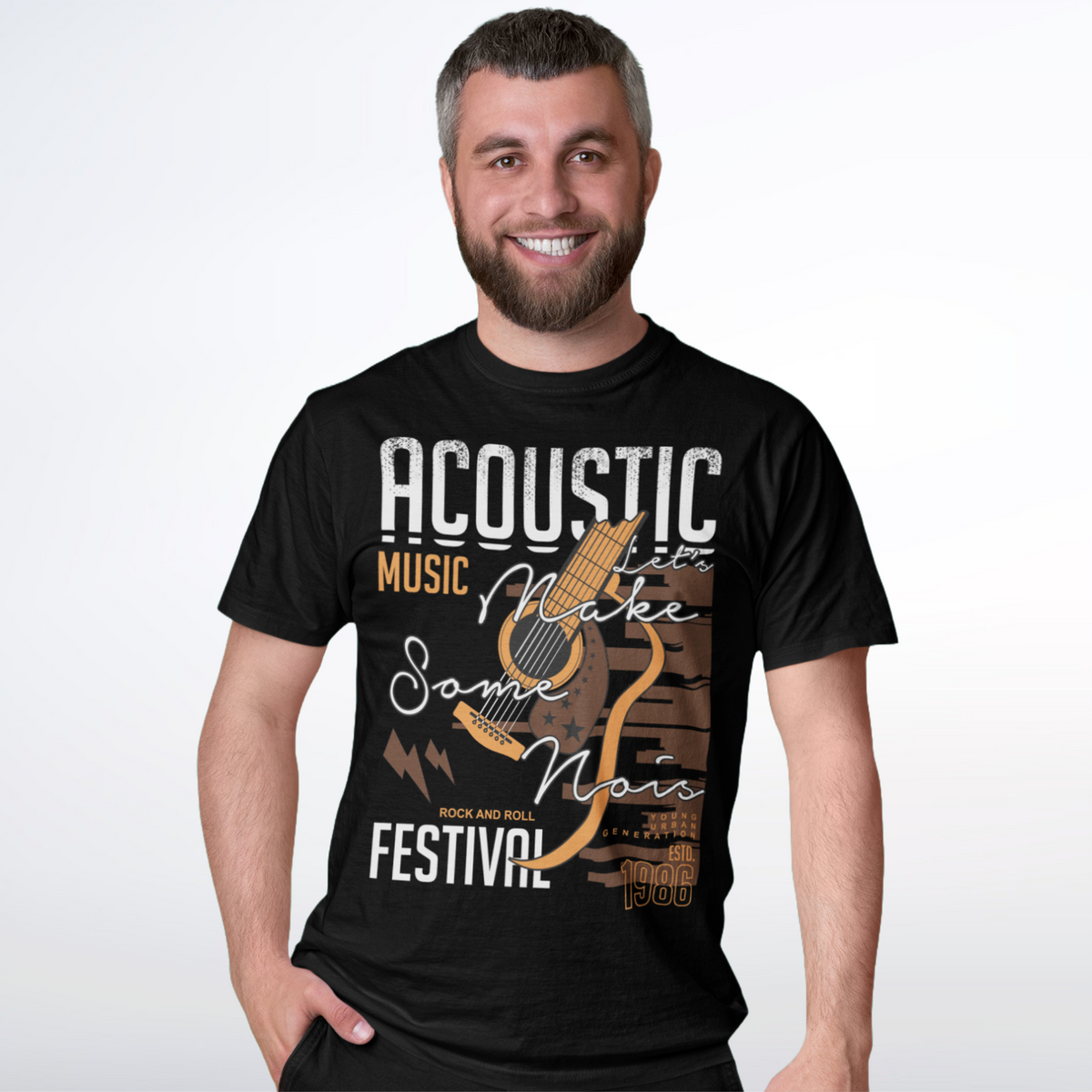 Nome do produto: Camiseta Acoustic Festival