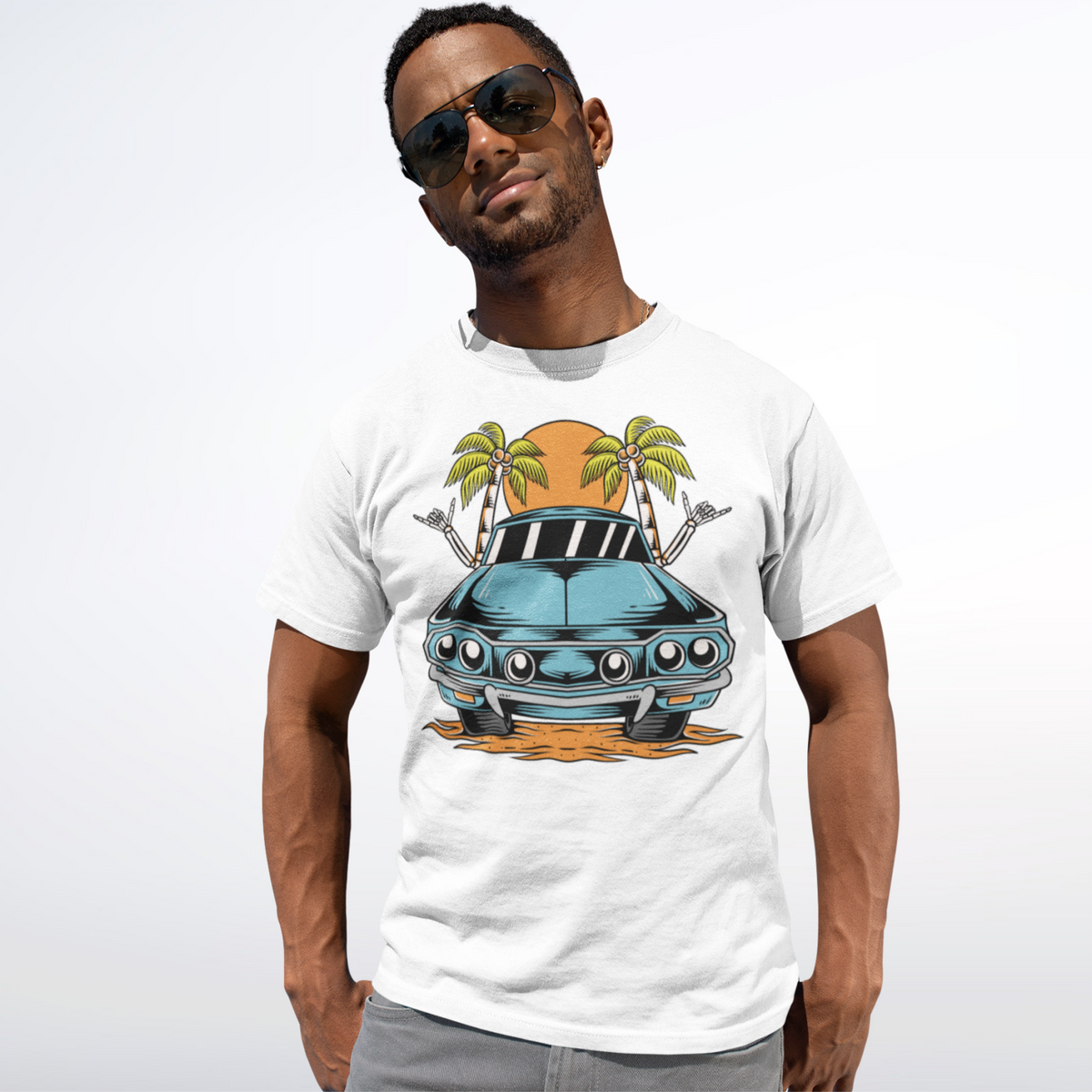 Nome do produto: Camiseta Carro Verão