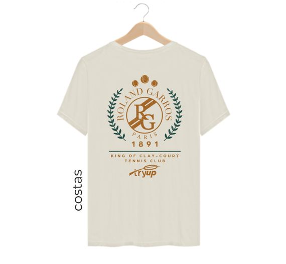 camiseta tryUP .tcourt GS Roland Garros // Algodão Pima peruano