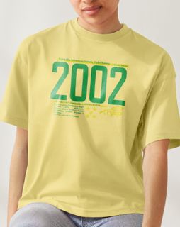 camiseta tryUP copa2002 amarela // algodão Estonado