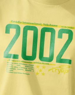 Nome do produtocamiseta tryUP copa2002 amarela // algodão Estonado