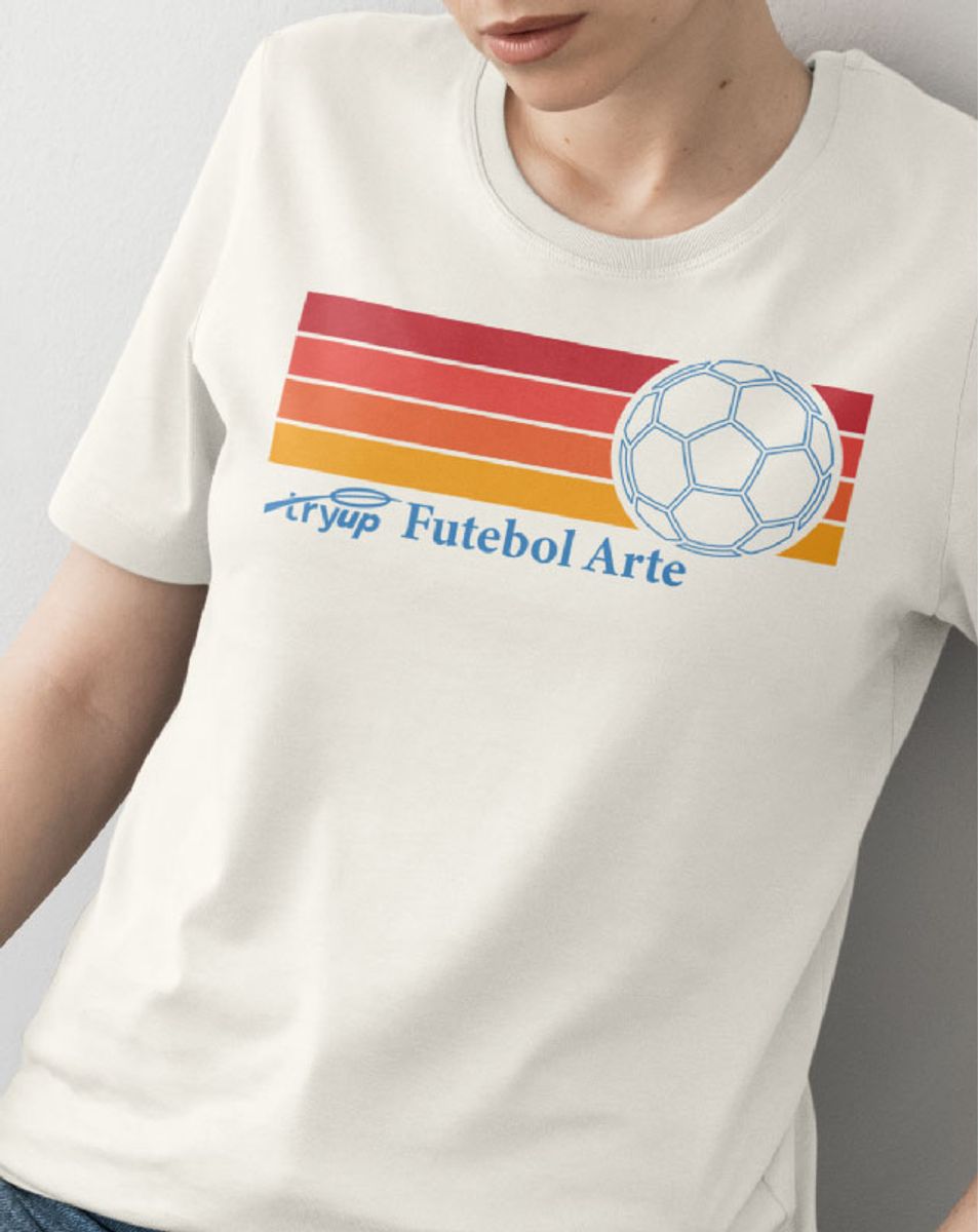 Nome do produto: camiseta tryUP .futebol arte IV // Algodão Prime