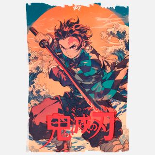 Nome do produtoCamiseta Demon Slayer - Kamado Tanjiro