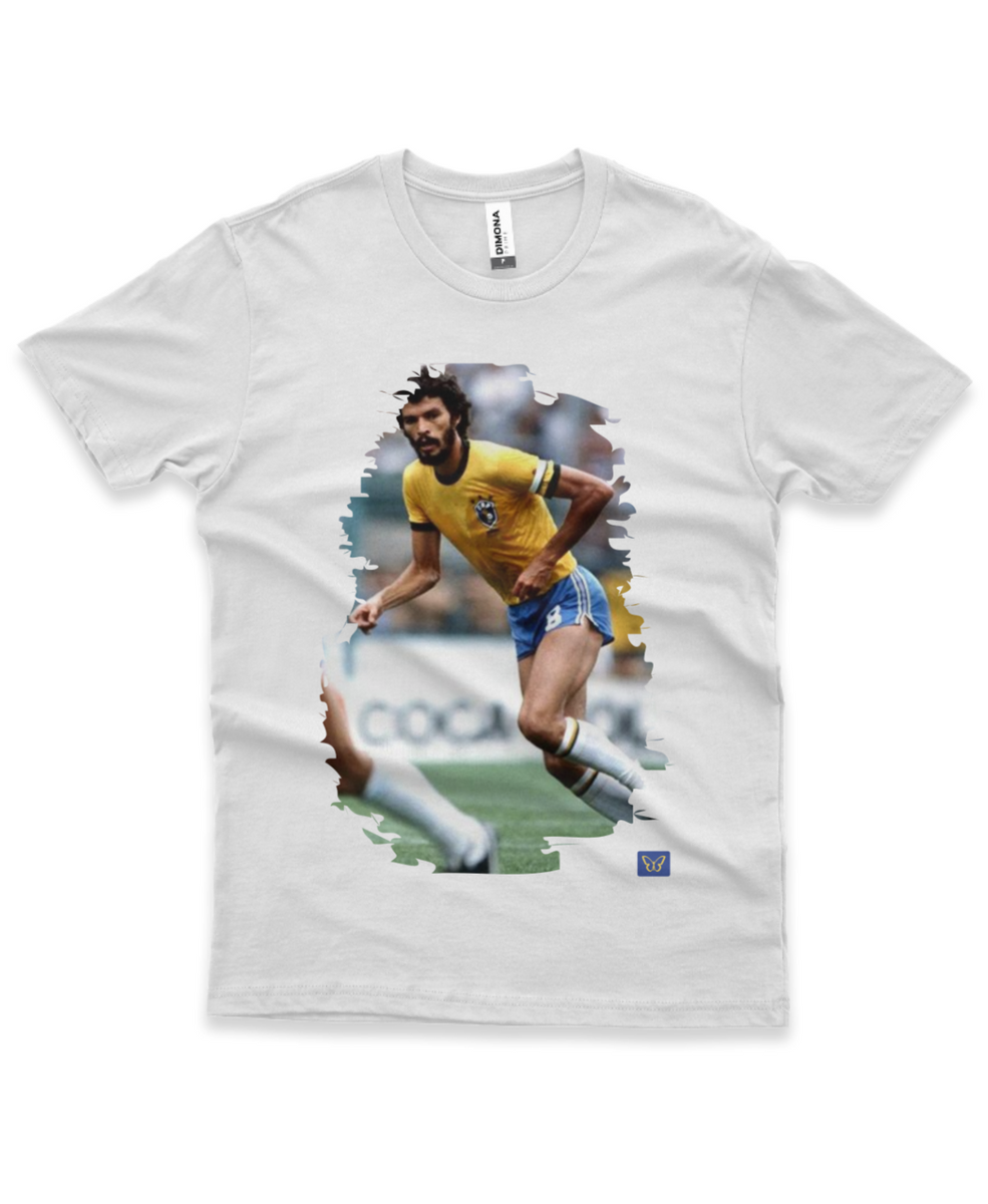 Nome do produto: Camiseta Lendas em Campo - Sócrates