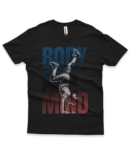 Nome do produtoCamiseta Infantil Body & Mind – Força e Equilíbrio