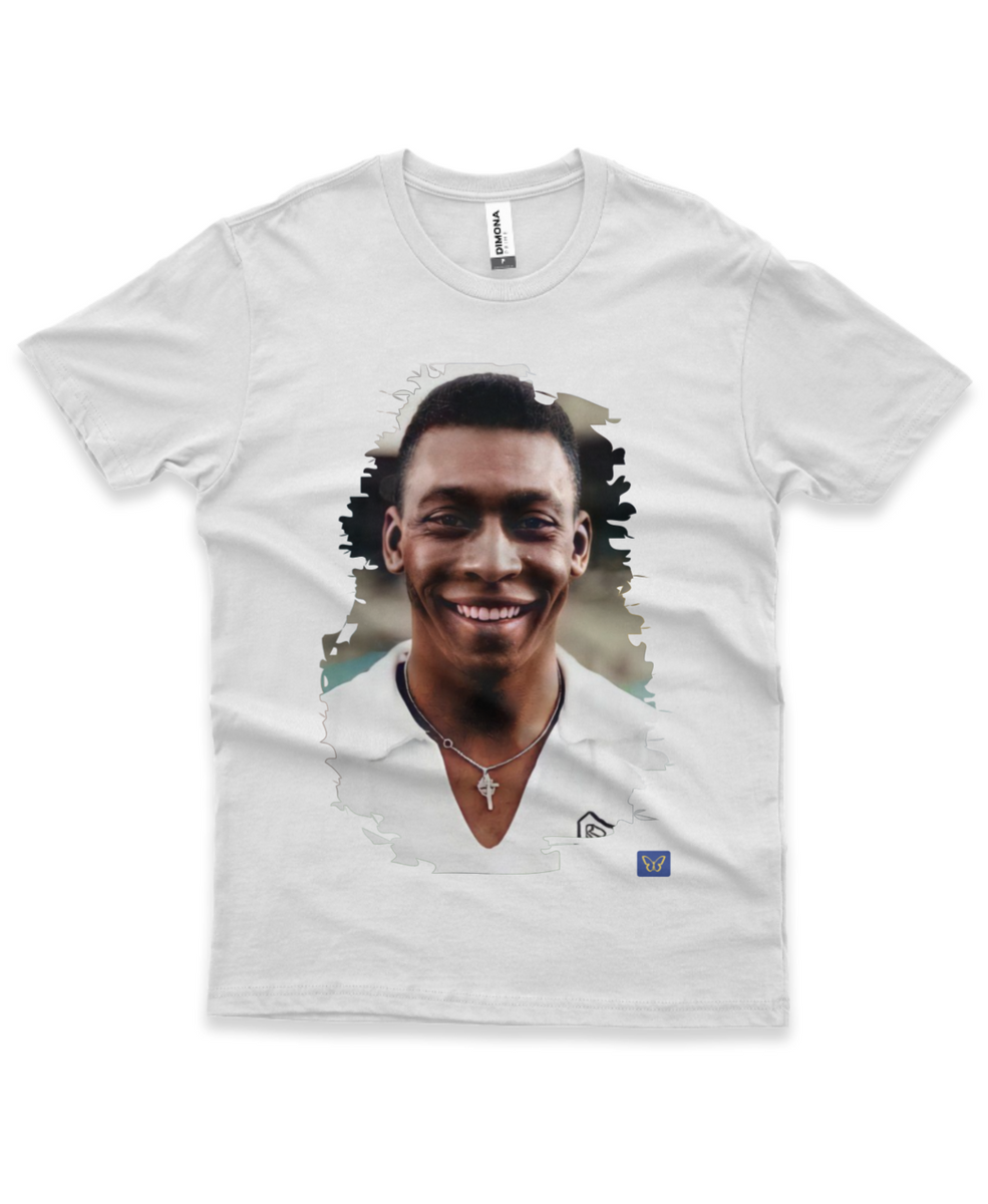 Nome do produto: Camiseta Lendas em Campo - Pelé