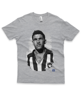 Nome do produtoCamiseta Lendas em Campo - Garrincha