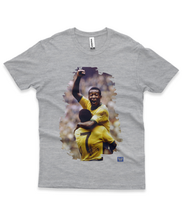 Nome do produtoCamiseta Lendas em Campo - Pelé