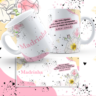 Nome do produtoCaneca Batizado Minimalista - Madrinha - Presente Ideal Para Batismo 