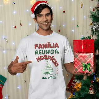 Nome do produtoCamiseta Prime Algodão Família Reunida - Hospício Na Certa!