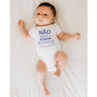 Nome do produtoBody Bebê 100% Algodão - Não Aperte a Minha Bochecha - Não Sou Um Boneco