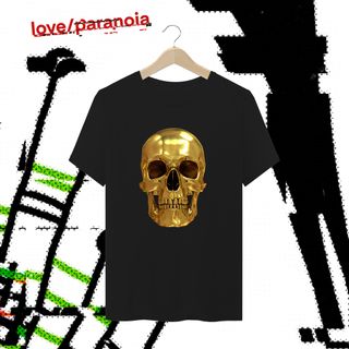 Nome do produtoSkull Original / Bones & Gold (Camiseta Unissex)