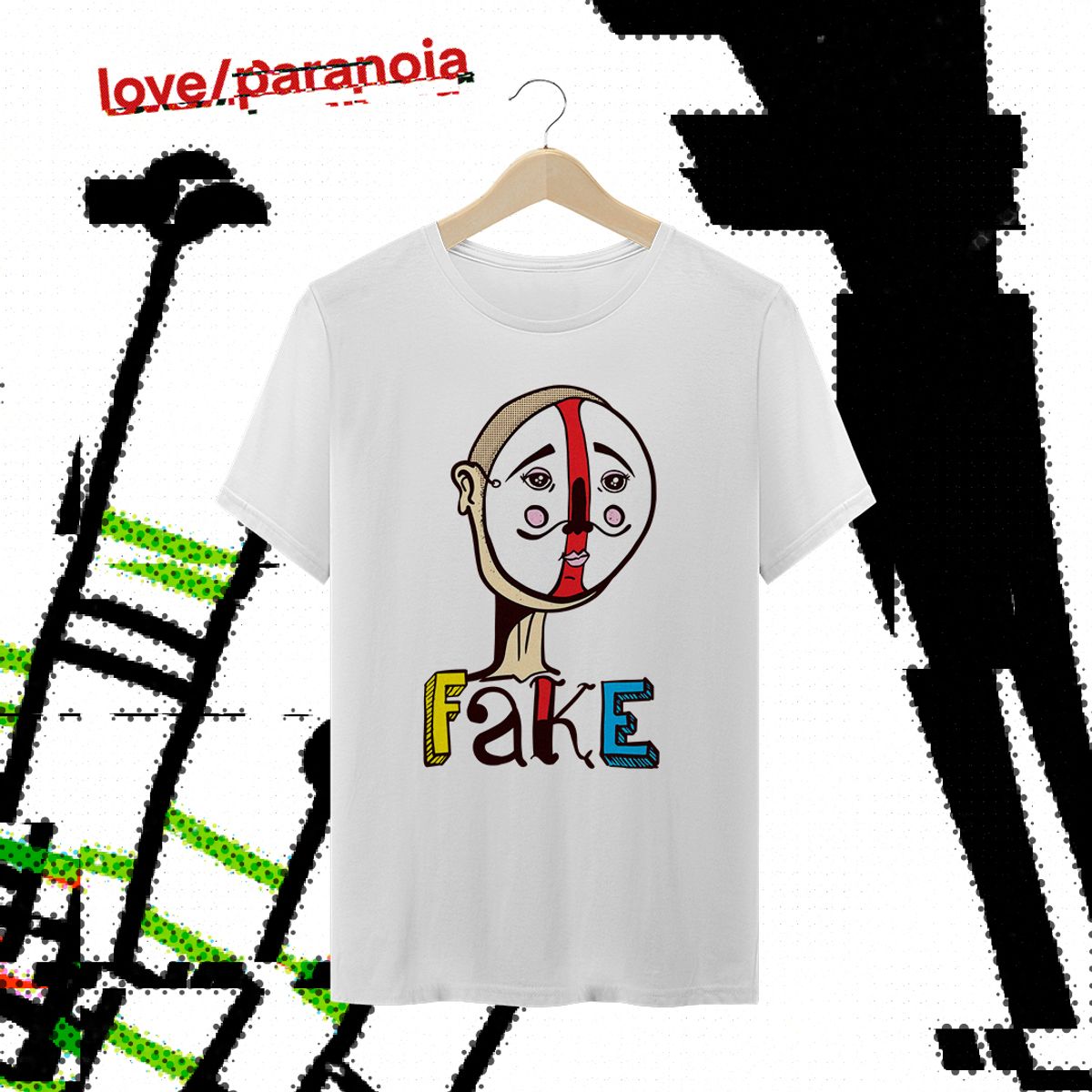 Nome do produto: Fake (Camiseta Unissex)