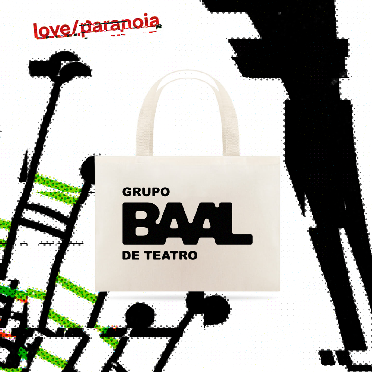 Nome do produto: BAAL Logo Preto (Ecobag Unissex)