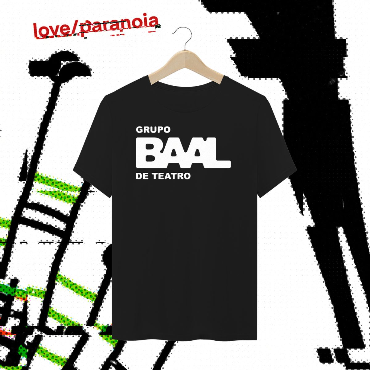 Nome do produto: BAAL Logo Branco (Camiseta Unissex)