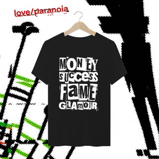 Money Success Fame Glamour (Camiseta Unissex) Preta