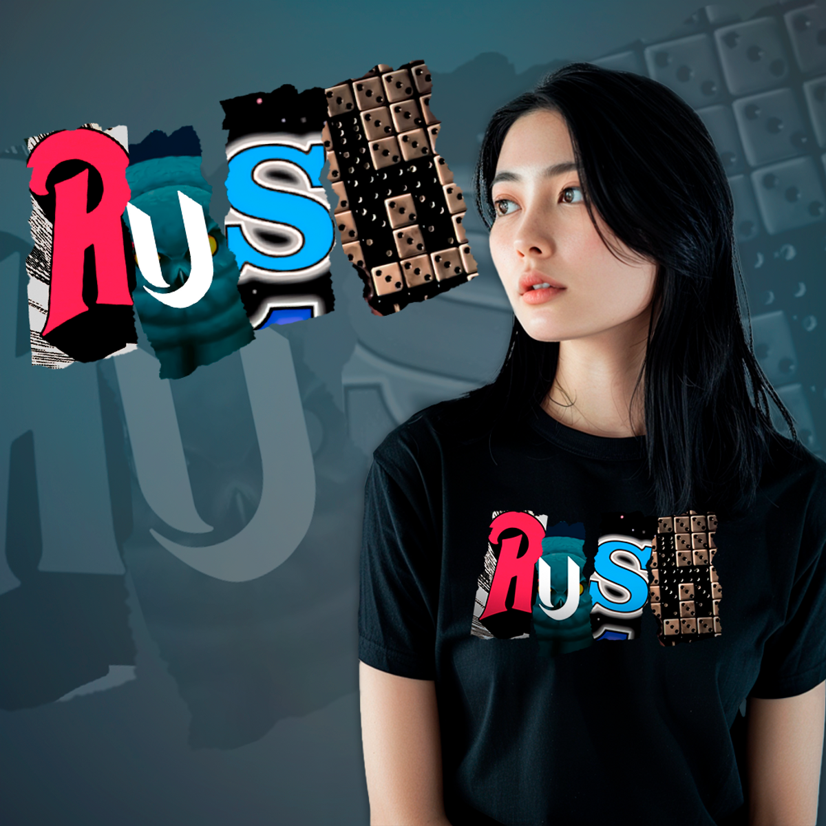 Nome do produto: Camisa Rush Rasgado - Feminino