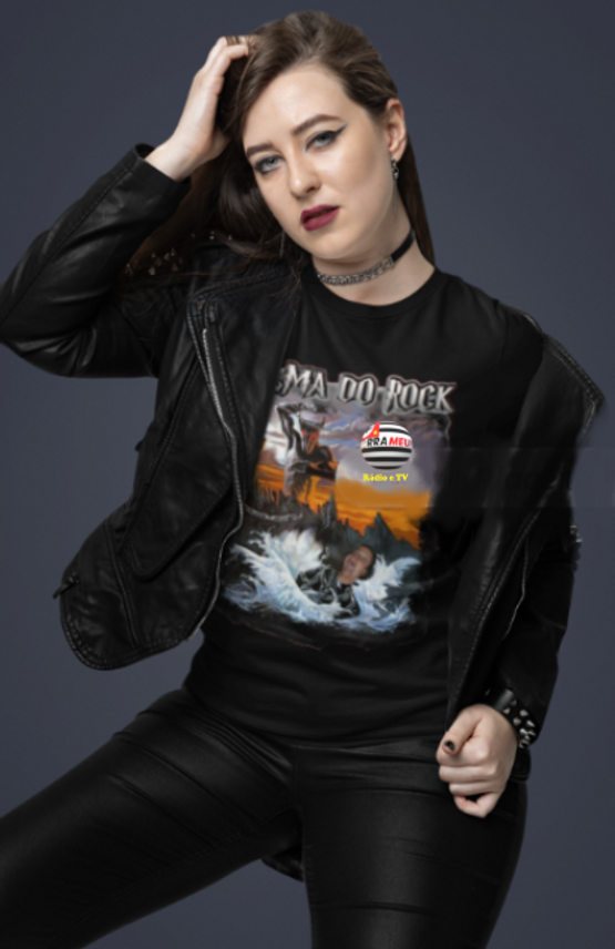 Camiseta Unisex ALMA DO ROCK  - ORRA MEU