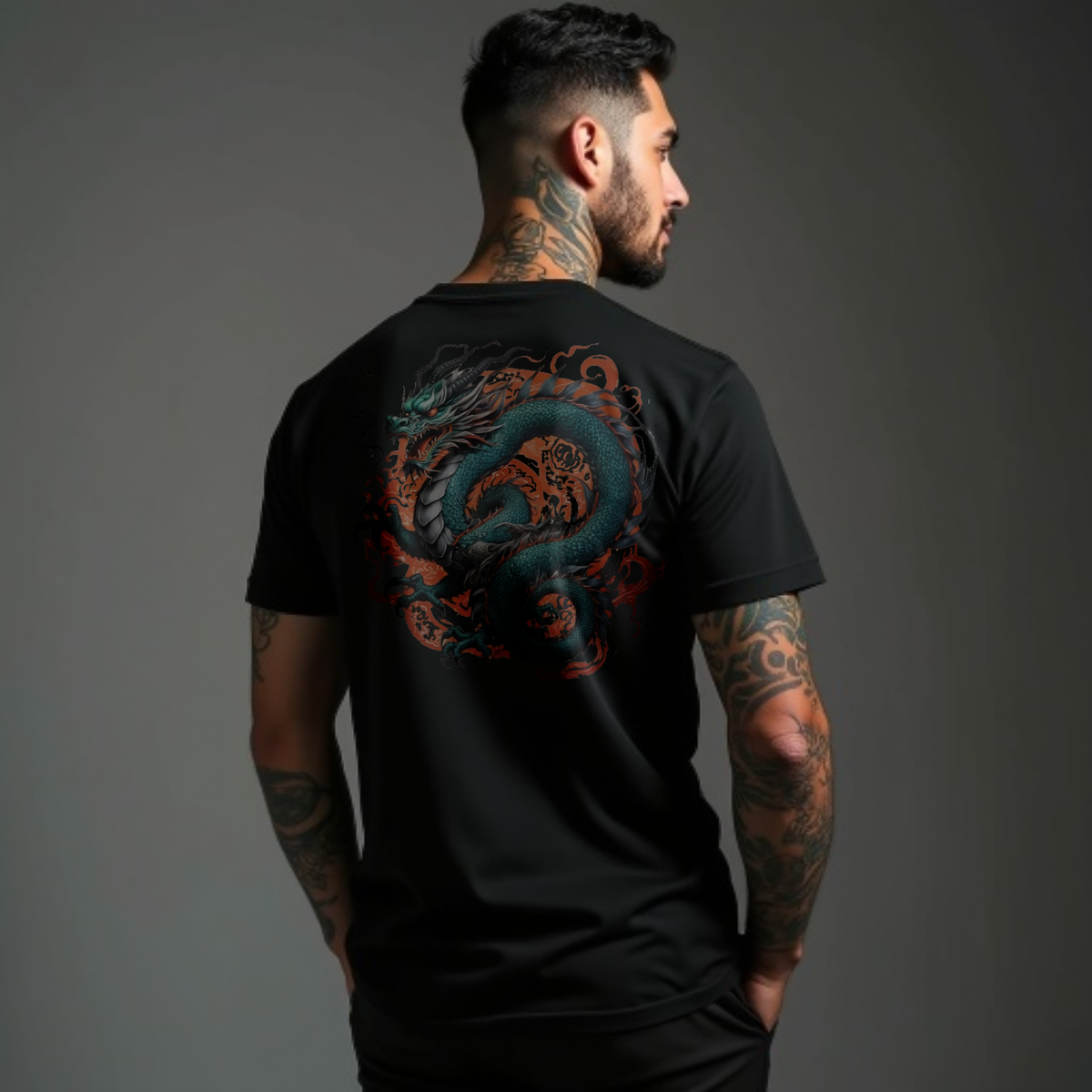 Nome do produto: T-shirt Chinese Dragon