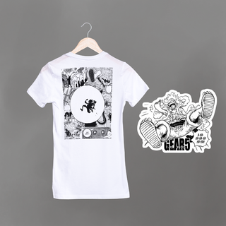 Camiseta Luffy Gear 5 Mangá