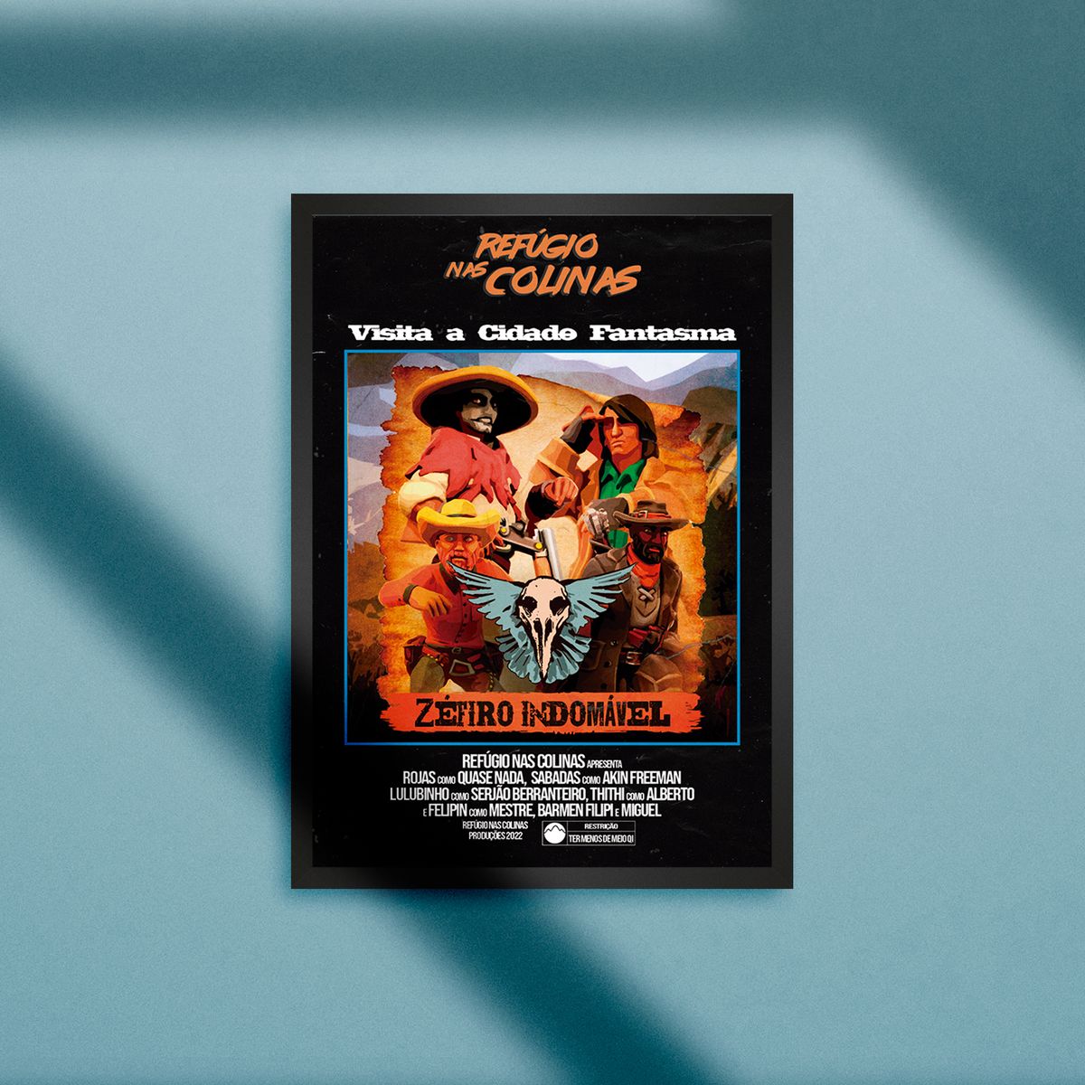 Nome do produto: Poster de filme Zéfiro Indomável 02