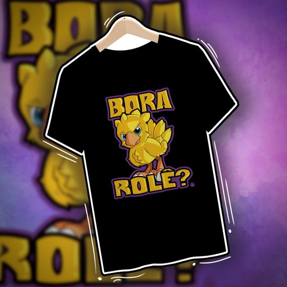 Camiseta Chocobo BORA ROLÊ? PS