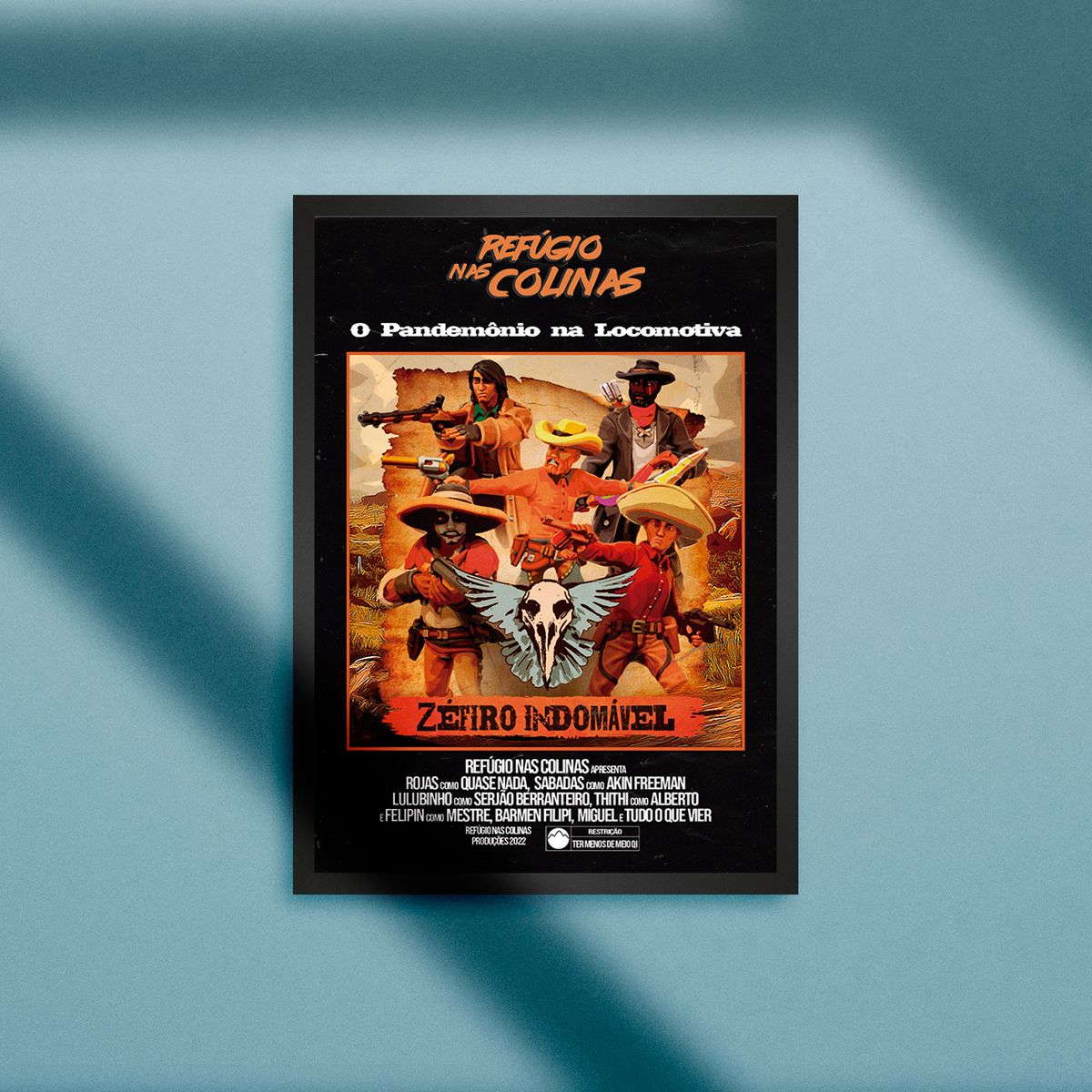 Nome do produto: Poster de filme Zéfiro Indomável 03