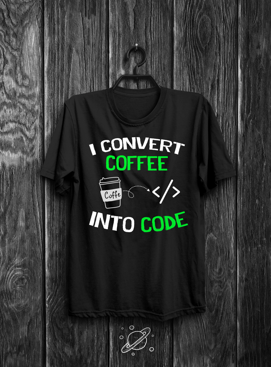 Nome do produto: I convert coffee into code