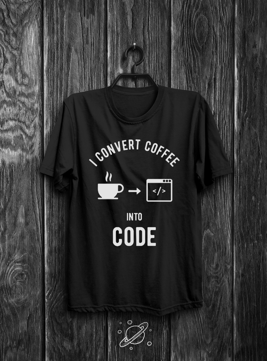 Nome do produto: I convert coffee into code