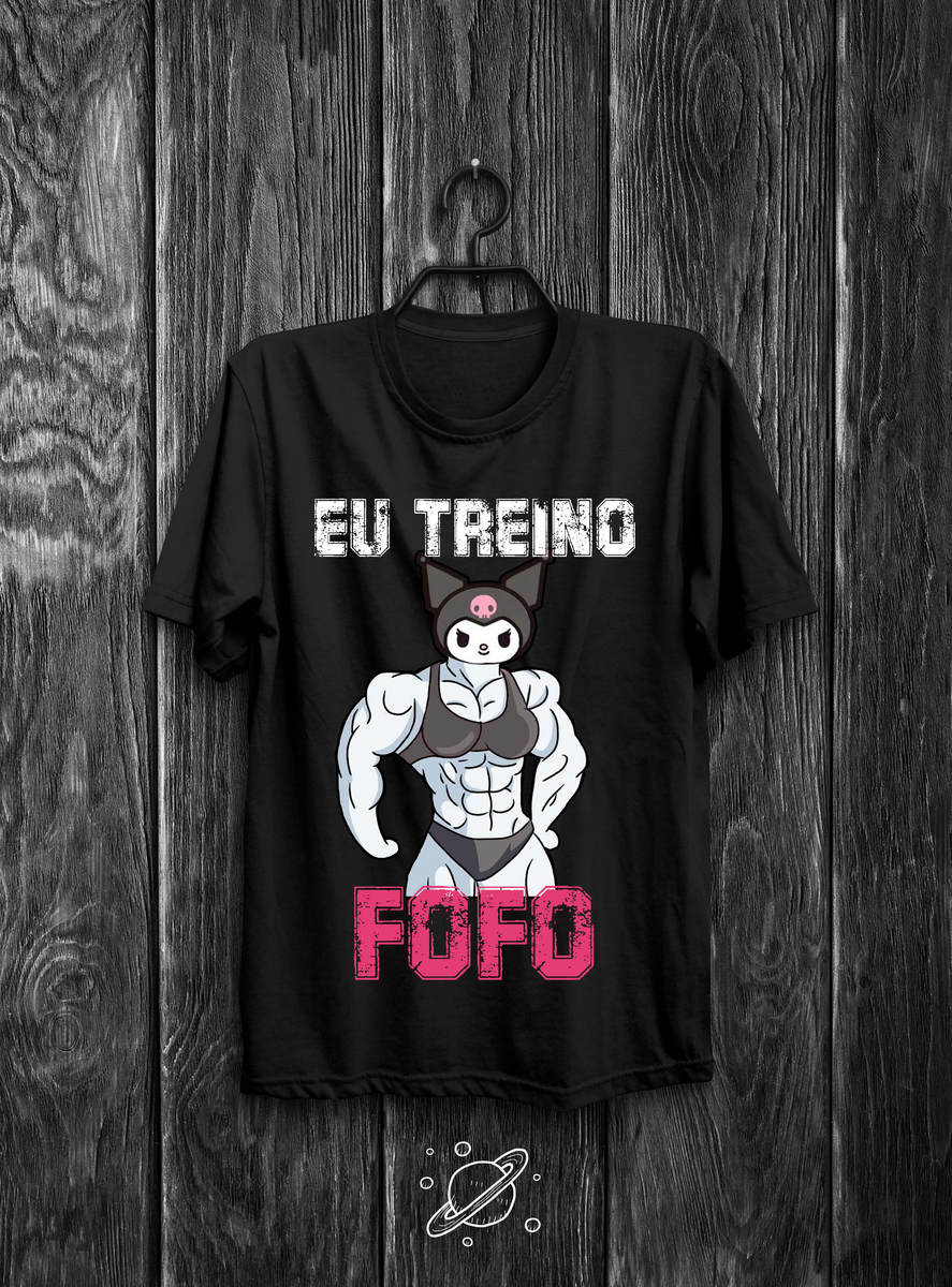 Nome do produto: Eu treino fofo - Kuromi