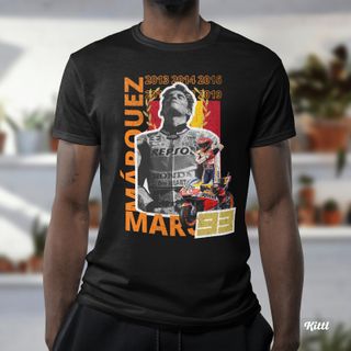 Nome do produtoCamiseta Marc Márquez Títulos Colagem