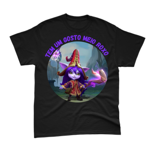 Nome do produtoCamiseta Lulu - Tem um gosto meio roxo