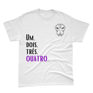 Camiseta Jhin Branca - Um, Dois, Três, Quatro.