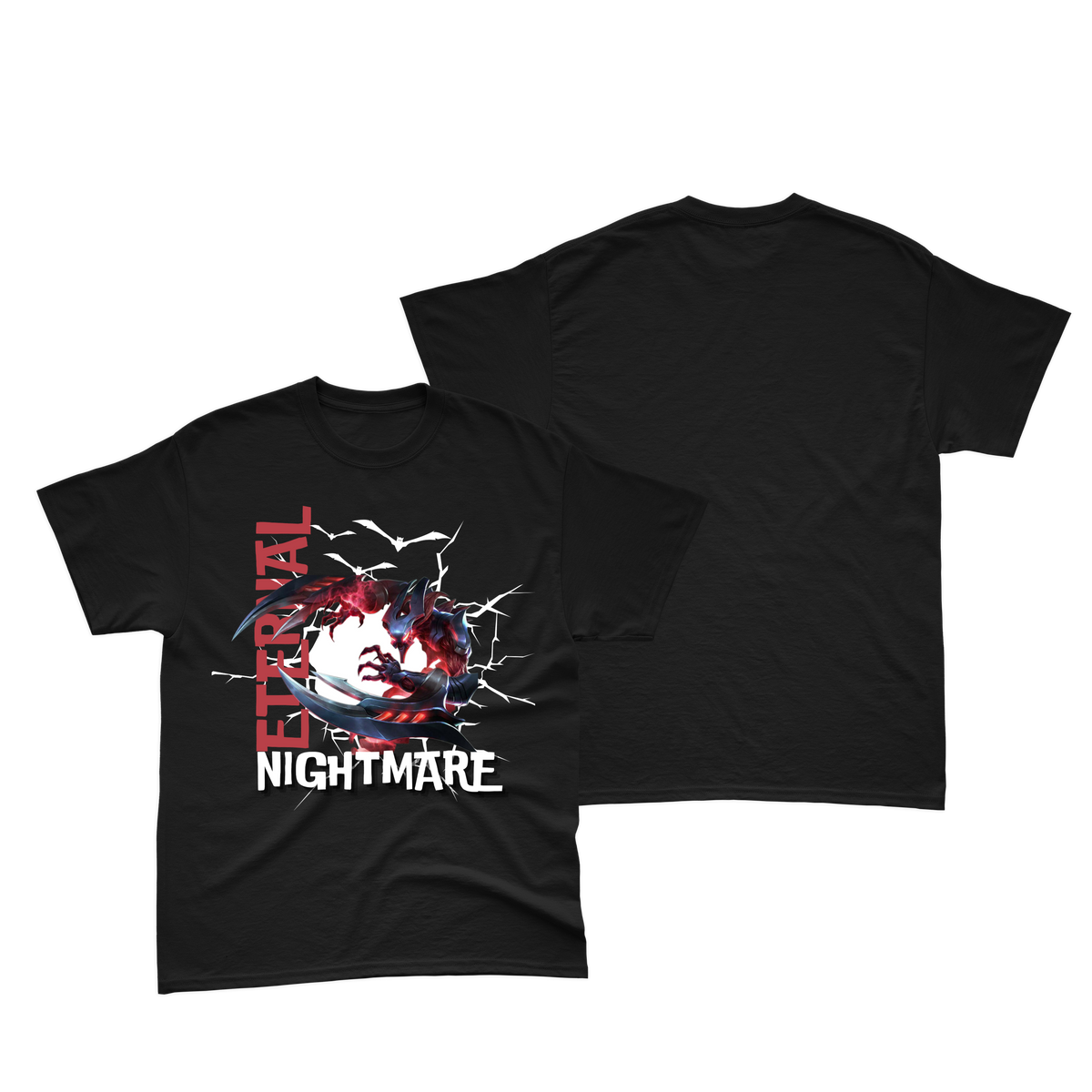 Nome do produto: Camiseta Preta Nocturne Eternal Nightmare